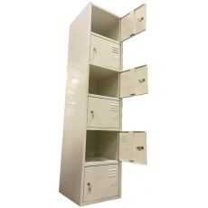 Vestiaire 6 casiers 400 mm B16