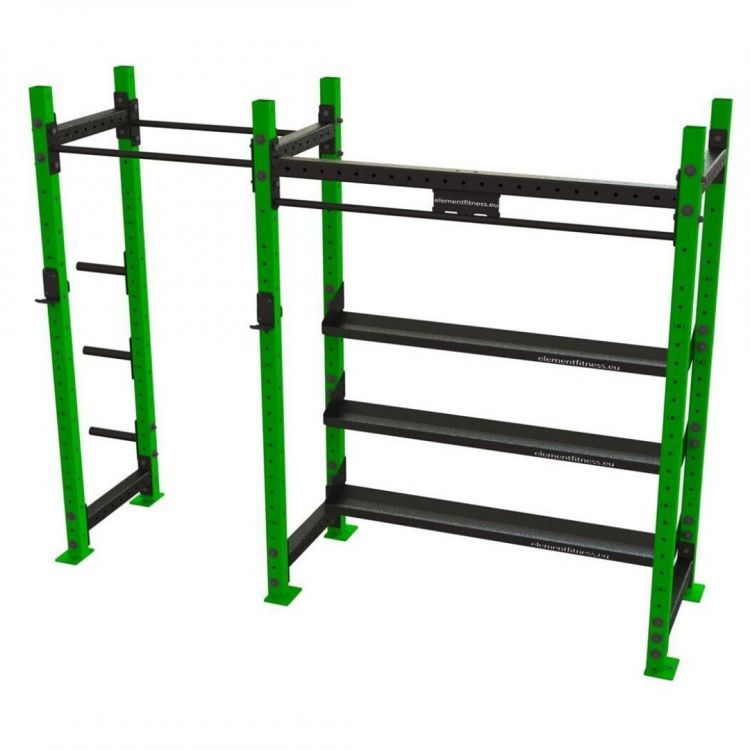Squat rack standard avec rangement Squat et powerlift BSA PRO Squat rack standard avec rangement Squat et powerlift BSA PRO