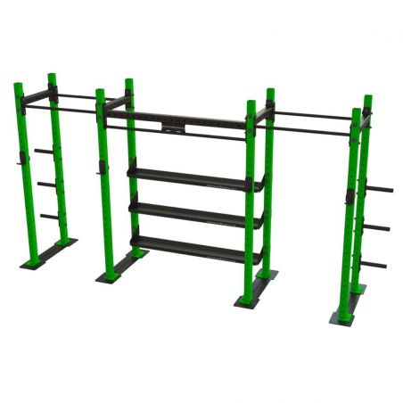 Squat rack double avec plaque Squat et powerlift BSA PRO Squat rack double avec plaque Squat et powerlift BSA PRO