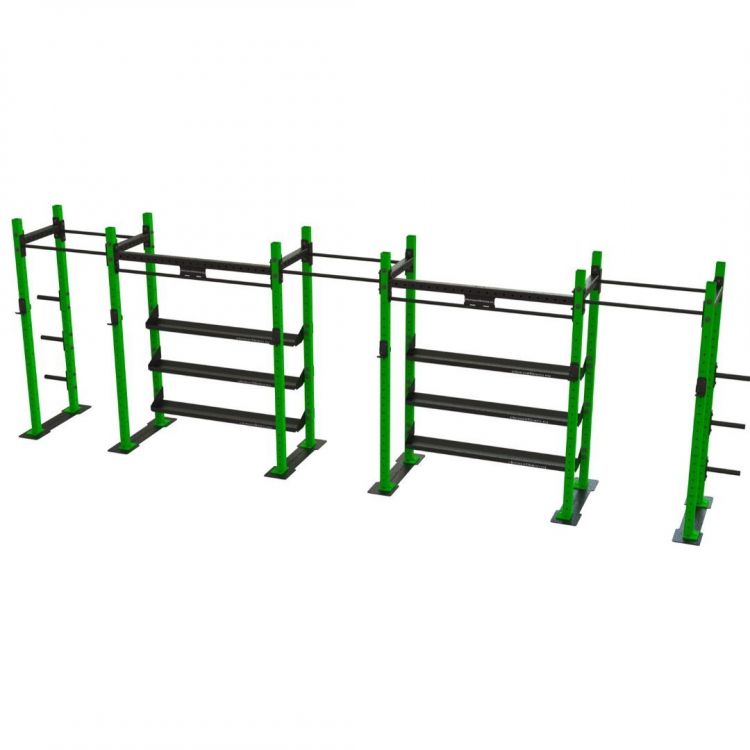 Squat rack triple avec plaque Squat et powerlift BSA PRO Squat rack triple avec plaque Squat et powerlift BSA PRO