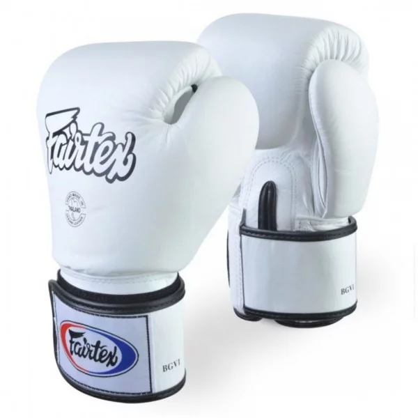 Gants de boxe Fairtex FXV1blanc - Gants Boxe - BSA PRO