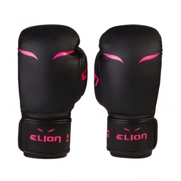 Gants de boxe Uncage noir et rose - Gants Boxe - BSA PRO