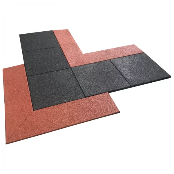 Bordure chanfreinée 45 mm - Dalles antichoc extérieur - BSA PRO