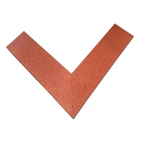 Bordure chanfreinée 25 mm - Dalles antichoc extérieur - BSA PRO