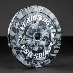Disque Bumper Brushed 5 kg Xenios USA - Disque Olympique Xenios USA - BSA PRO