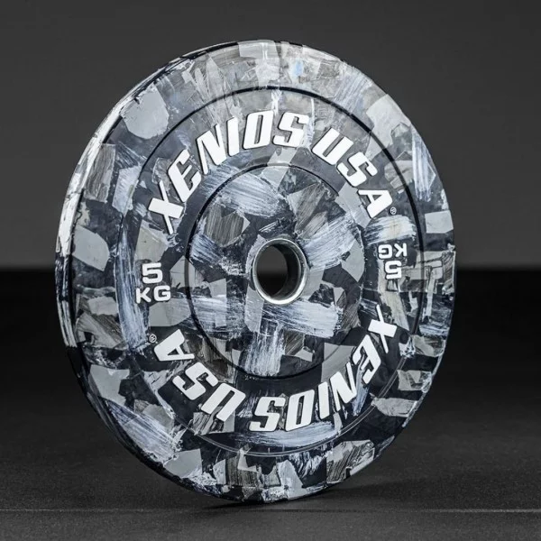 Disque Bumper Brushed 5 kg Xenios USA - Disque Olympique Xenios USA - BSA PRO