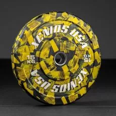 Disque Bumper Brushed 15 kg Xenios USA Disque Olympique Xenios USA BSA PRO