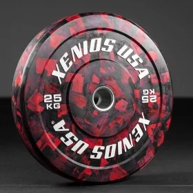 Disque Bumper Brushed 25 kg Xenios USA - Disque Olympique Xenios USA - BSA PRO