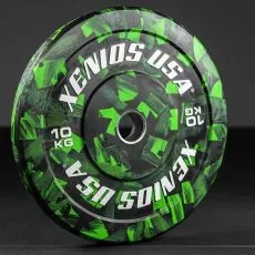 Disque Bumper Brushed 10 kg Xenios USA Disque Olympique Xenios USA BSA PRO
