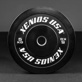 Disque Bumper Training 5 kg Xenios USA - Disque Olympique Xenios USA - BSA PRO