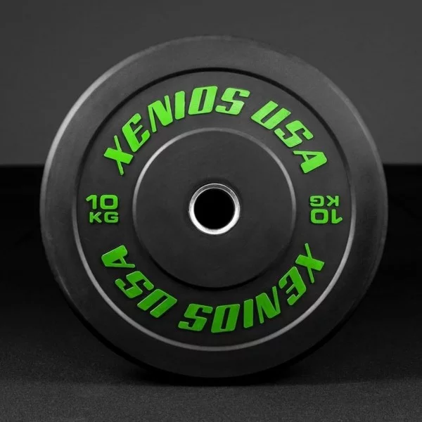 Disque Bumper Training 10 kg Xenios USA - Disque Olympique Xenios USA - BSA PRO
