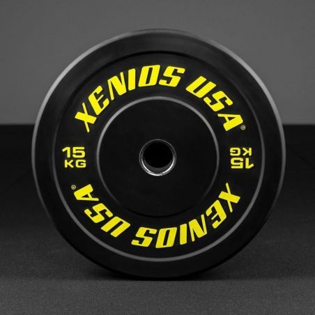 Disque Bumper Training 15 kg Xenios USA - Disque Olympique Xenios USA - BSA PRO
