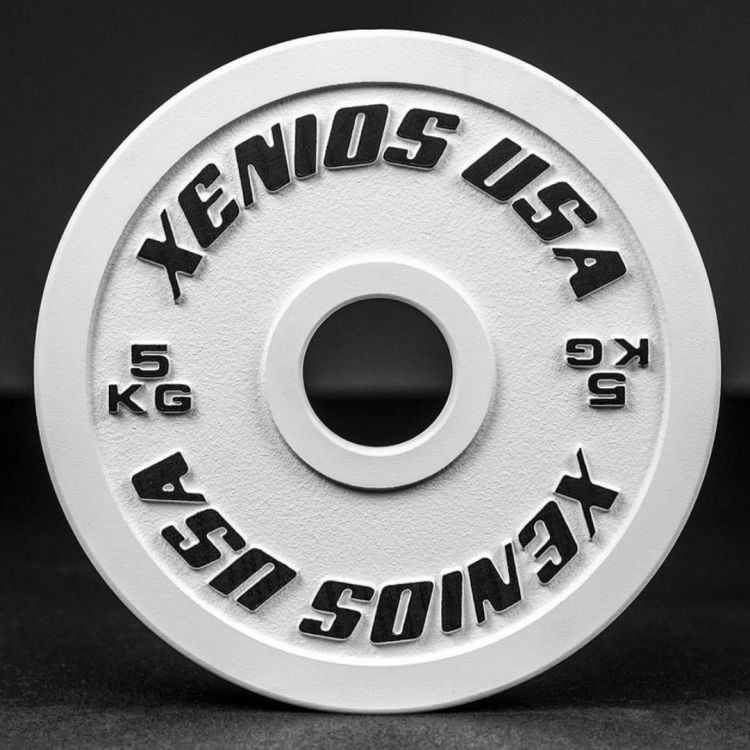 Disque Powerlifting 5 kg Xenios USA - Disque Olympique Xenios USA - BSA PRO
