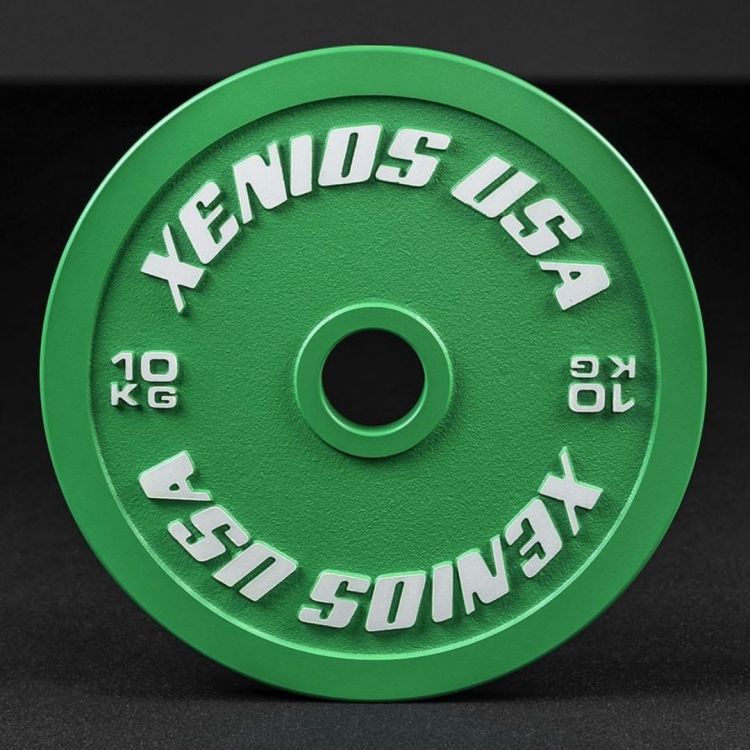 Disque Powerlifting 10 kg Xenios USA - Disque Olympique Xenios USA - BSA PRO