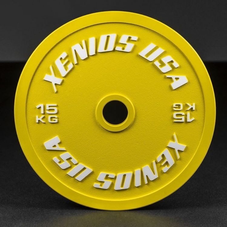 Disque Powerlifting 15 kg Xenios USA - Disque Olympique Xenios USA - BSA PRO