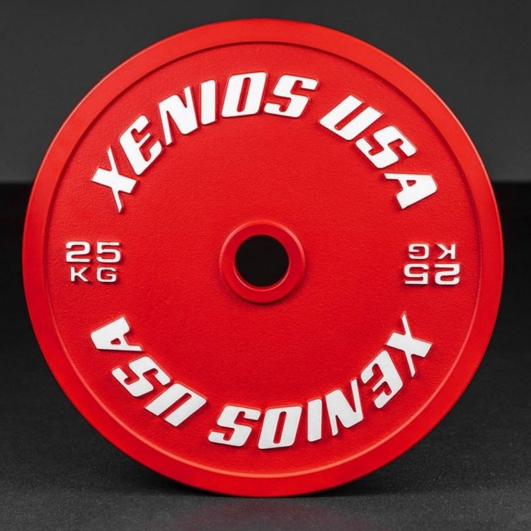 Disque Powerlifting 25 kg Xenios USA - Disque Olympique Xenios USA - BSA PRO
