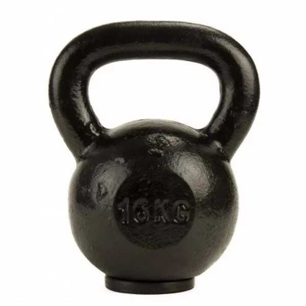 Kettlebell 8 kg Fonte noir - Kettlebells original - BSA PRO