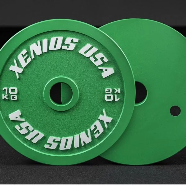 Disque Powerlifting 10 kg Xenios USA - Disque Olympique Xenios USA - BSA PRO