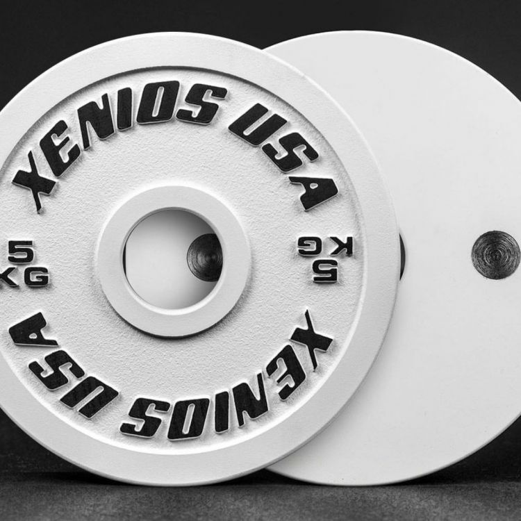 Disque Powerlifting 5 kg Xenios USA - Disque Olympique Xenios USA - BSA PRO