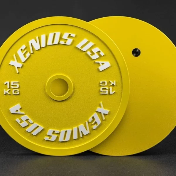 Disque Powerlifting 15 kg Xenios USA - Disque Olympique Xenios USA - BSA PRO