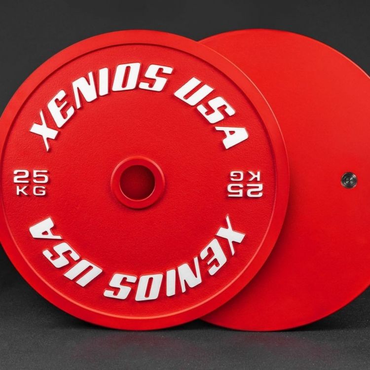 Disque Powerlifting 25 kg Xenios USA - Disque Olympique Xenios USA - BSA PRO