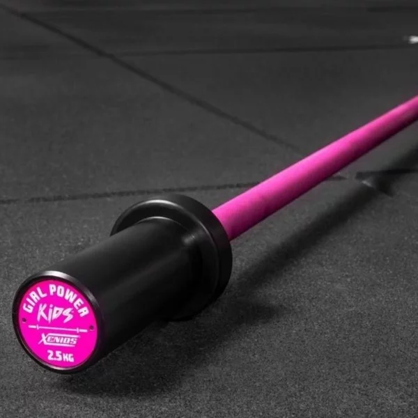 Barre Kids Aluminium rose Xenios USA - Barre Olympique Xenios USA - BSA PRO