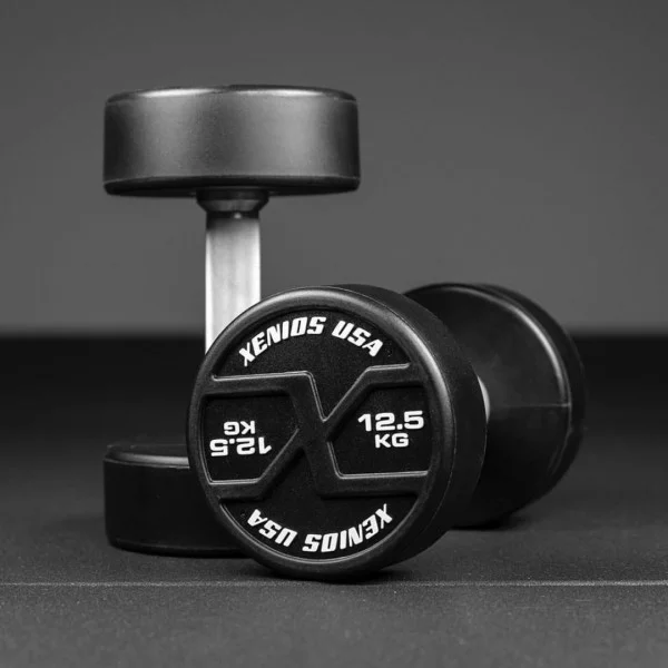 Halteres rondes 12.5 kg PU X-GRIPS Xenios USA - Kettlebell et Haltere Xenios USA - BSA PRO