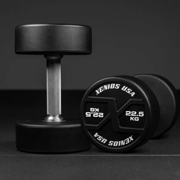 Halteres rondes 22.5 kg PU X-GRIPS Xenios USA - Kettlebell et Haltere Xenios USA - BSA PRO