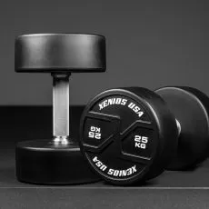 Halteres rondes 25 kg PU X-GRIPS Xenios USA Kettlebell et Haltere Xenios USA BSA PRO