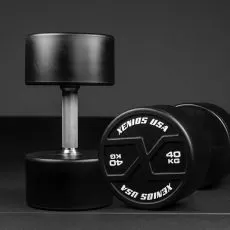 Halteres rondes 40 kg PU X-GRIPS Xenios USA Kettlebell et Haltere Xenios USA BSA PRO