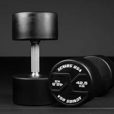 Halteres rondes 42.5 kg PU X-GRIPS Xenios USA Kettlebell et Haltere Xenios USA BSA PRO