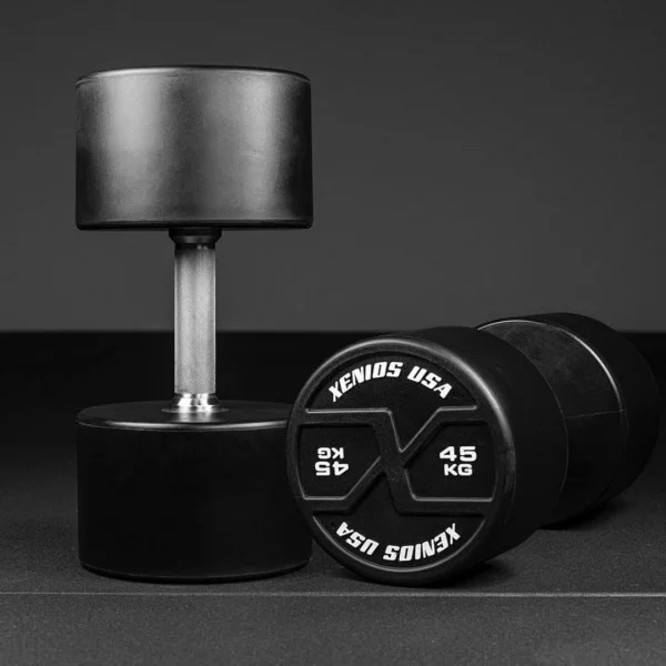 Halteres rondes 45 kg PU X-GRIPS Xenios USA - Kettlebell et Haltere Xenios USA - BSA PRO