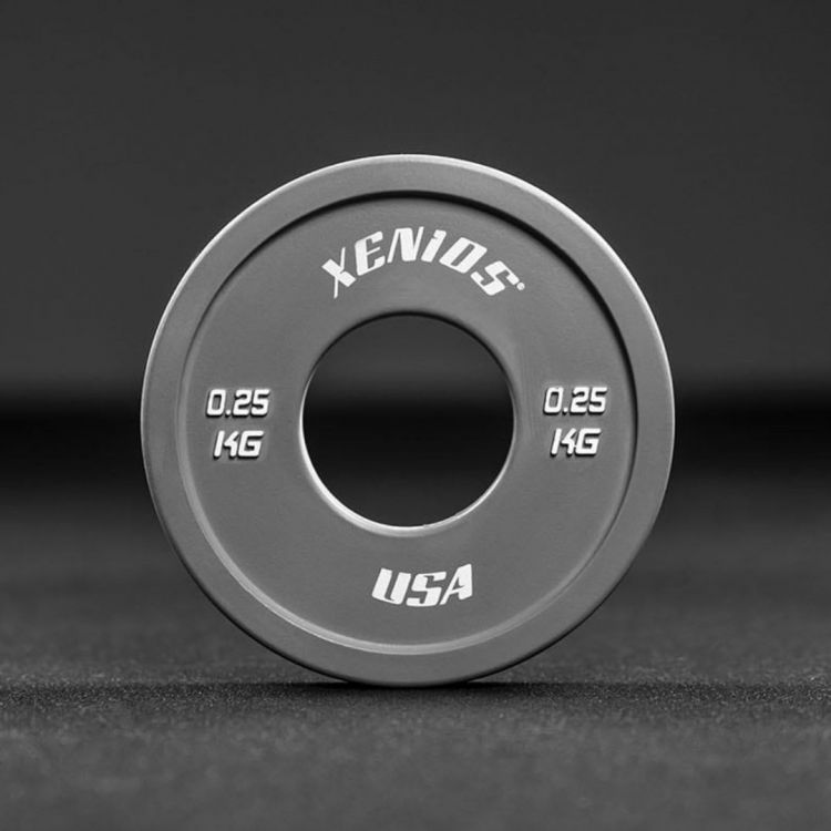 Mini Disque Fractionné 0.250 kg Xenios USA - Disque Olympique Xenios USA - BSA PRO
