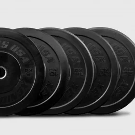 Disque Bumper Training noir 15 kg Xenios USA - Disque Olympique Xenios USA - BSA PRO