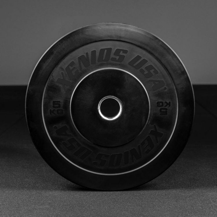 Disque Bumper Training noir 5 kg Xenios USA - Disque Olympique Xenios USA - BSA PRO