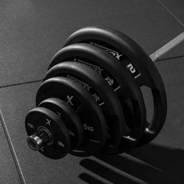 Disque noir 1.25 kg Rubber X-GRIPS Xenios USA - Equipement Functional Xenios USA - BSA PRO