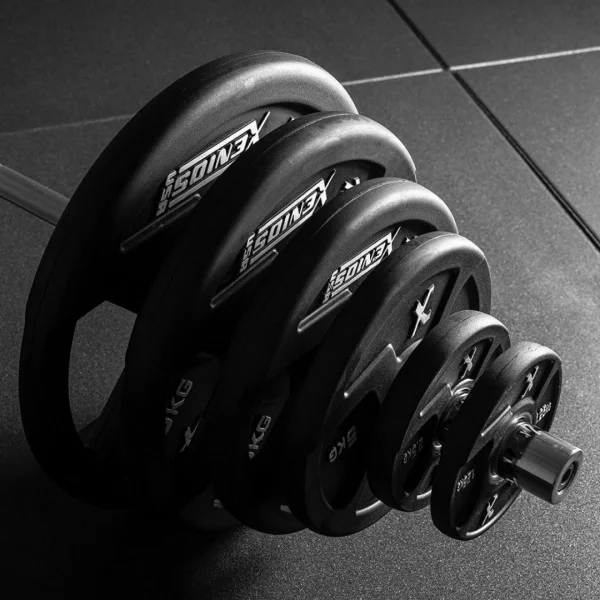 Disque noir 2.5 kg Rubber X-GRIPS Xenios USA - Equipement Functional Xenios USA - BSA PRO