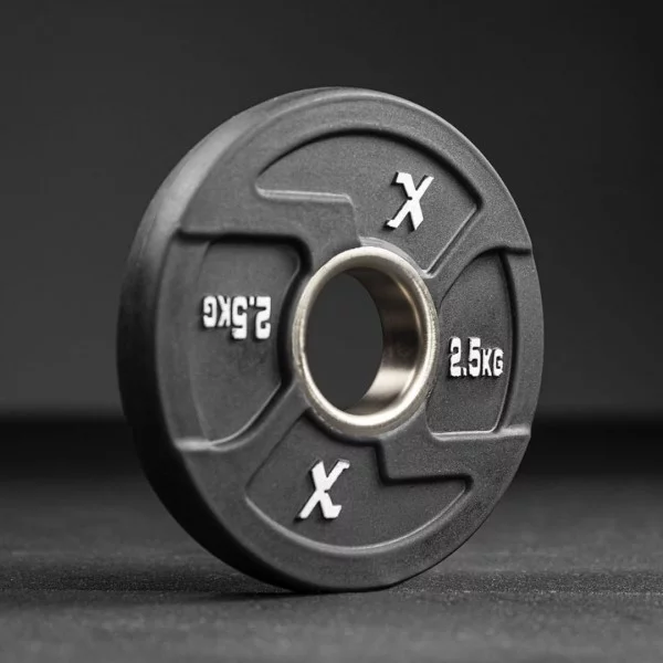 Disque noir 2.5 kg Rubber X-GRIPS Xenios USA - Equipement Functional Xenios USA - BSA PRO