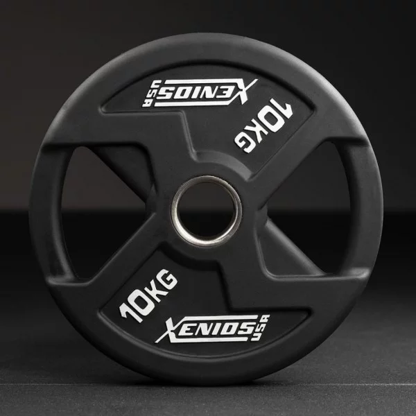 Disque noir 10 kg Rubber X-GRIPS Xenios USA - Equipement Functional Xenios USA - BSA PRO
