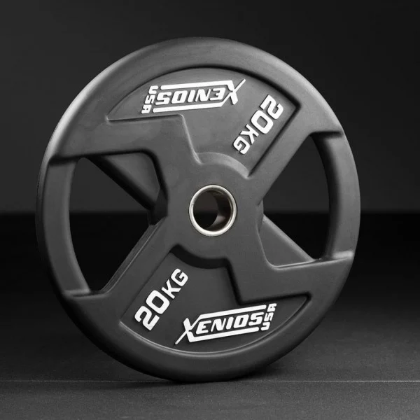 Disque noir 20 kg Rubber X-GRIPS Xenios USA - Equipement Functional Xenios USA - BSA PRO