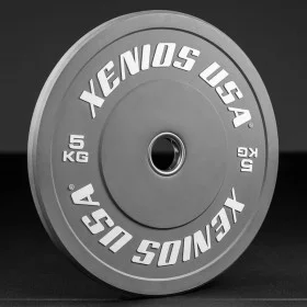 Disque Bumper Contest 5 kg Xenios USA - Disque Olympique Xenios USA - BSA PRO