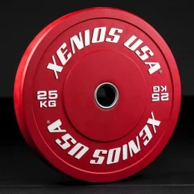Disque Bumper Contest 25 kg Xenios USA - Disque Olympique Xenios USA - BSA PRO