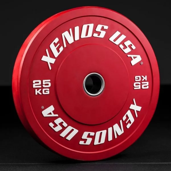 Disque Bumper Contest 25 kg Xenios USA - Disque Olympique Xenios USA - BSA PRO