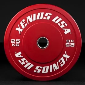 Disque Bumper Contest 25 kg Xenios USA - Disque Olympique Xenios USA - BSA PRO