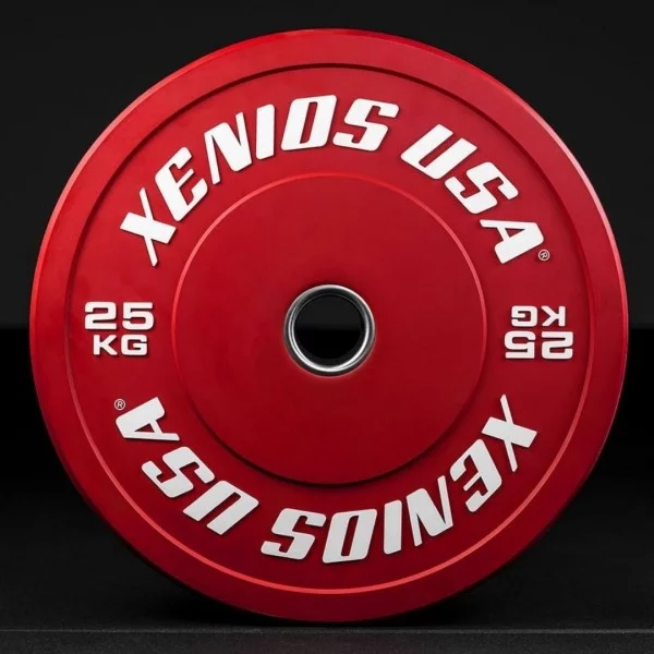 Disque Bumper Contest 25 kg Xenios USA - Disque Olympique Xenios USA - BSA PRO