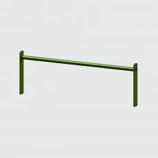 Barre Muscle Up 104 cm Extra Grip verte Elements Stations Cross training Xenios USA BSA PRO