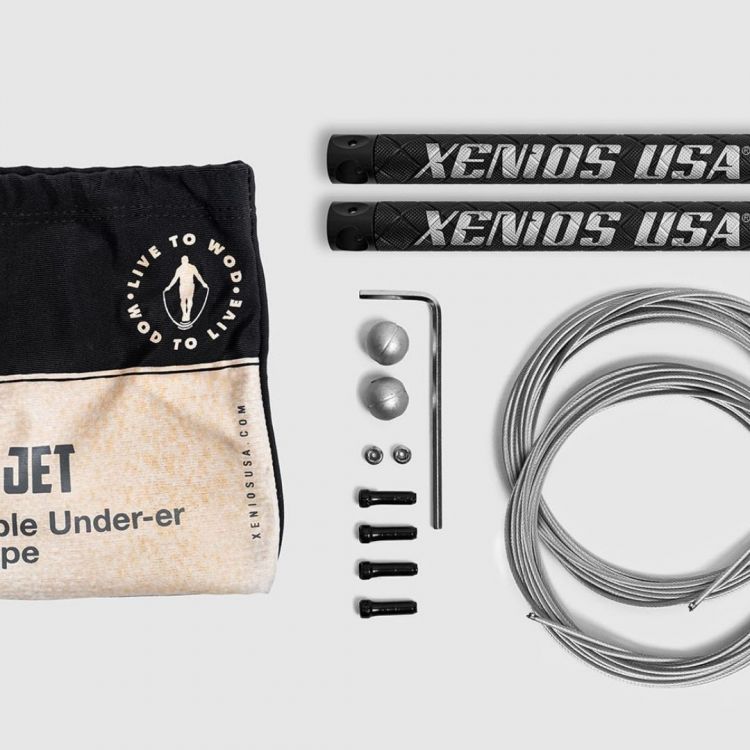 Corde à Sauter EVO High Speed noire Xenios USA - Accessoires Xenios USA - BSA PRO