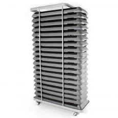 Rack pour steps argent Racks de rangement Fitness BSA PRO