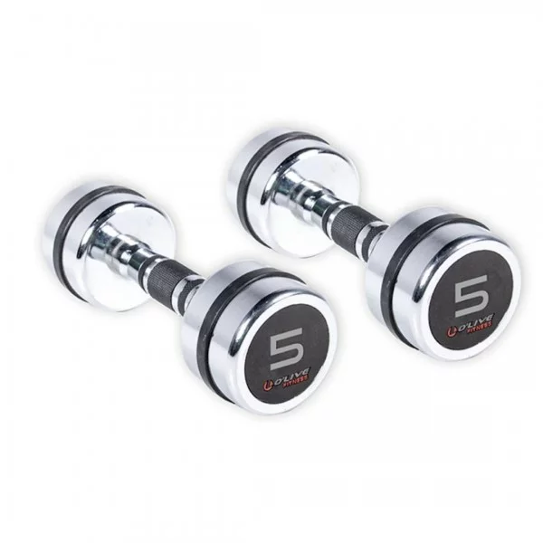 Haltères chromées 1 - 10 kg - Haltères et racks - BSA PRO