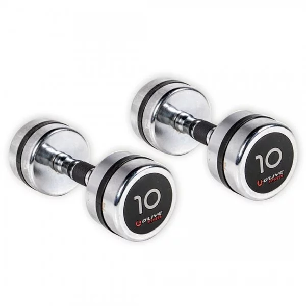 Haltères chromées 1 - 10 kg - Haltères et racks - BSA PRO